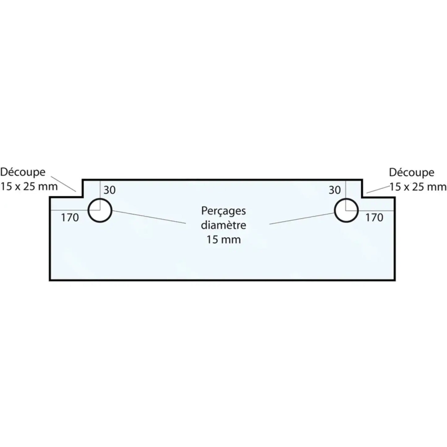 Vitre de four type Pavailler GS-VF18