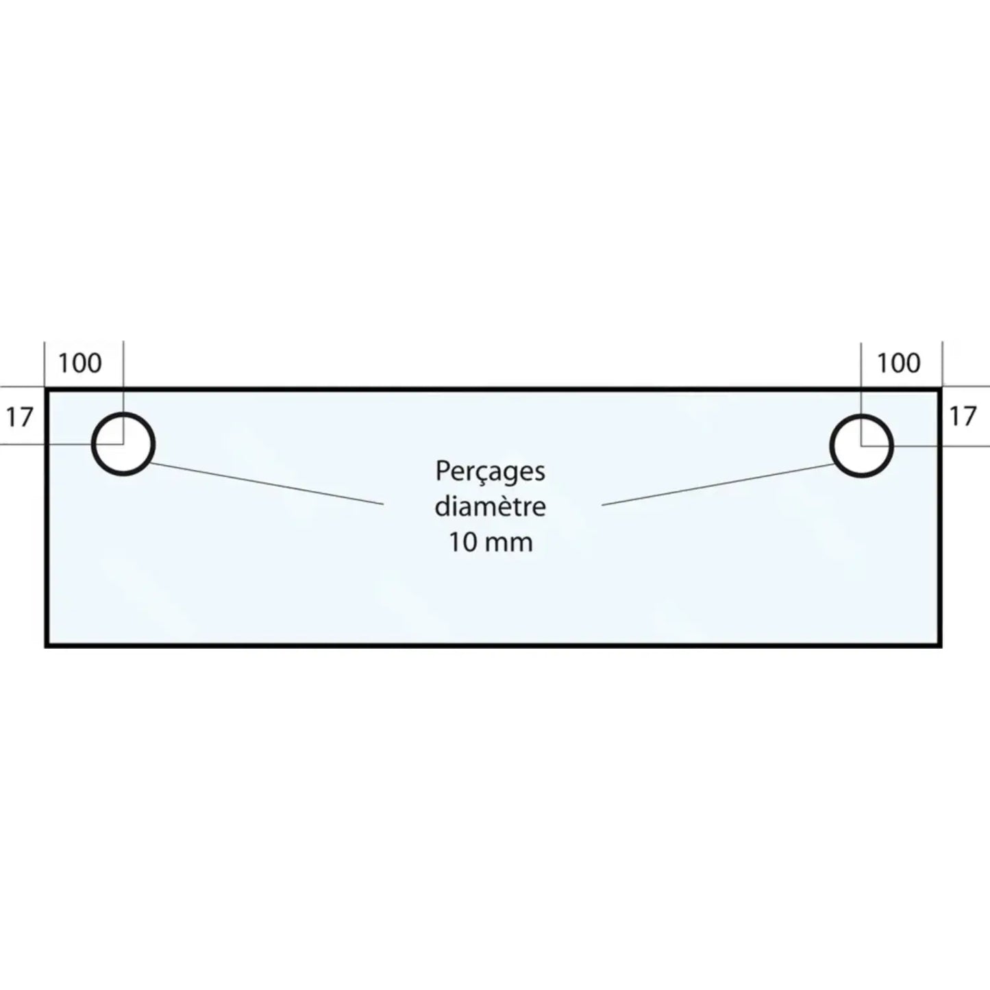 Vitre de four type Pavailler GS-VF19
