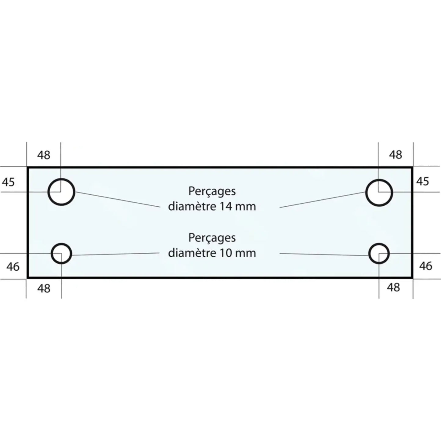 Vitre de four type Bongard GS-VF9