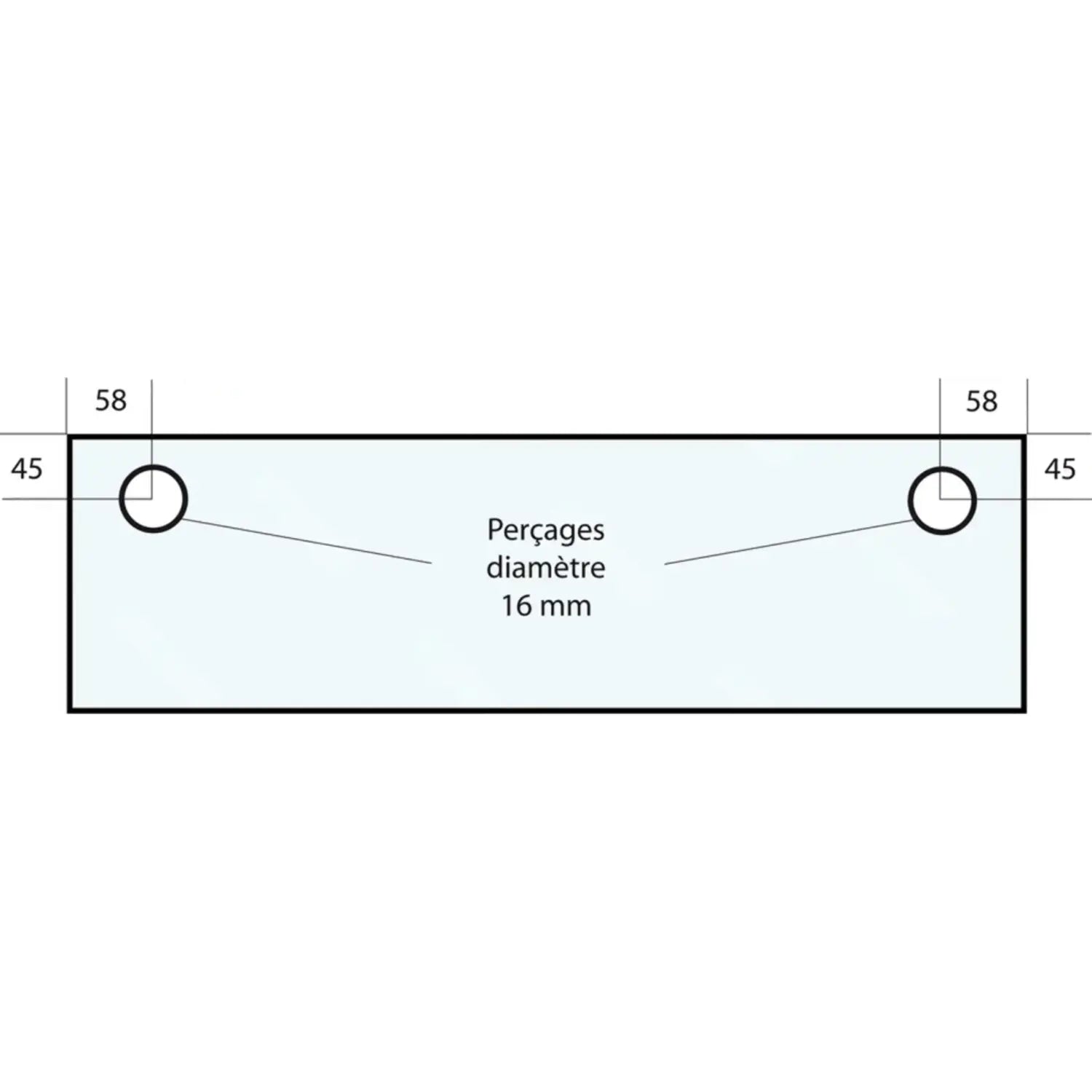 Vitre de four boulangerie type Bongard GS-VF1