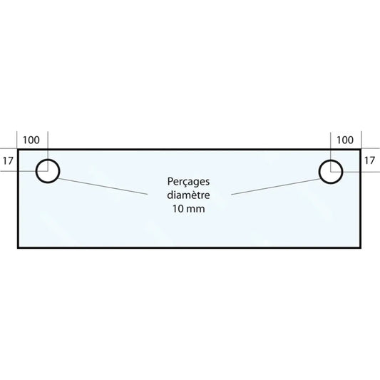 Vitre de four type Pavailler GS-VF73