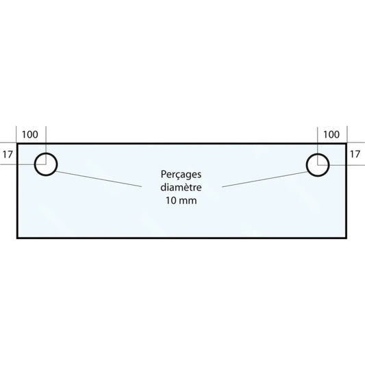 Vitre de four type Pavailler GS-VF20