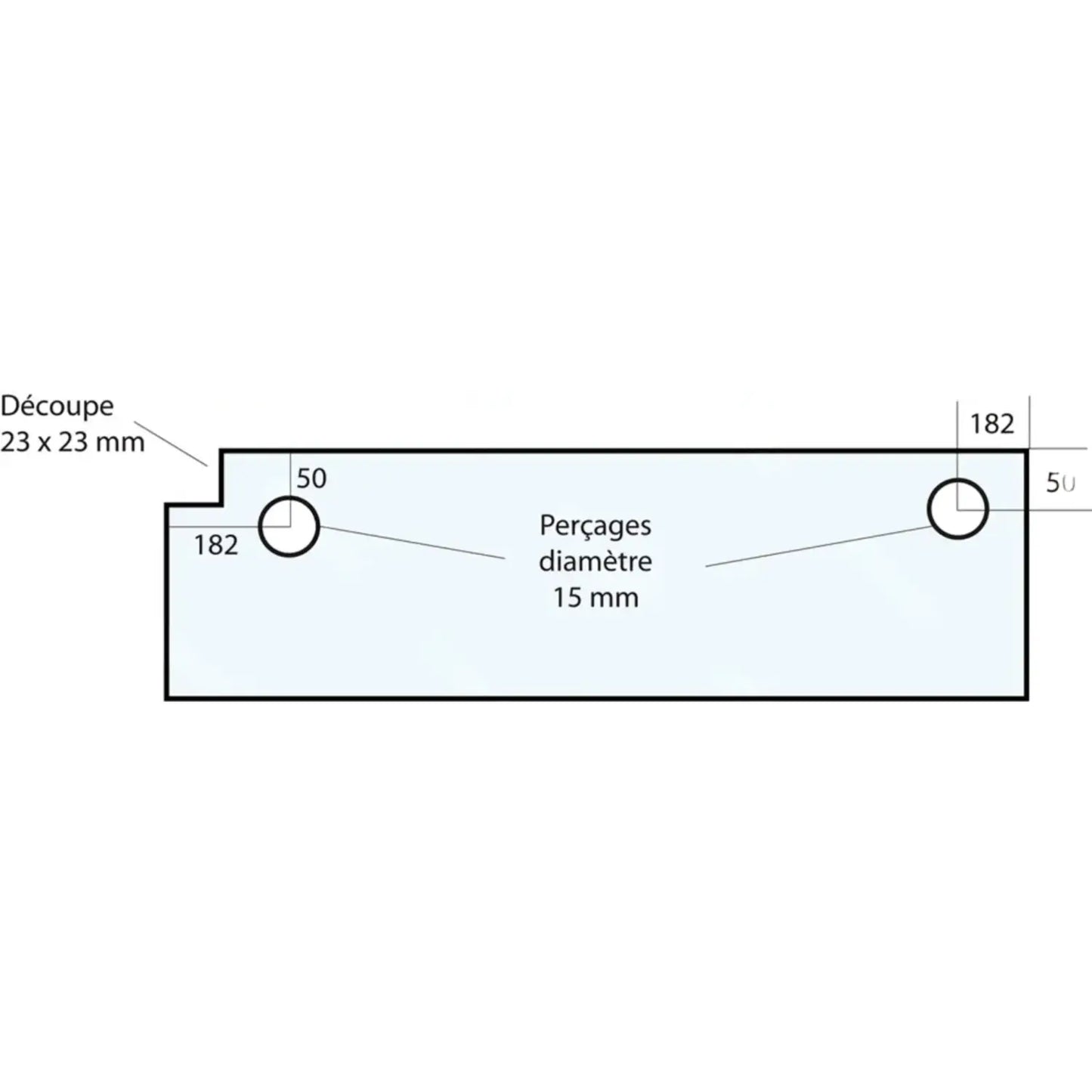 Vitre de four type Pavailler GS-VF16