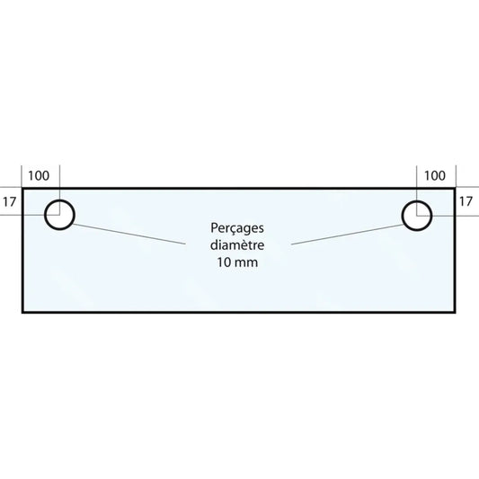 Vitre de four type Pavailler GS-VF19